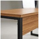 Ver mais imagens de Mesa em L (Mesa 1,70m + Mesa Auxiliar) c/ Gavetas Workstart Nogal Sevilha/Preto 24479