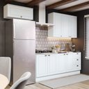 Ver imagem 1 de Cozinha Compacta Modulada 4 Peças Emily Branco/Calcare
