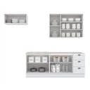 Ver imagem 4 de Cozinha Compacta Modulada 4 Peças Emily Branco/Calcare