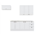 Ver imagem 2 de Cozinha Compacta Modulada 4 Peças Emily Branco/Calcare
