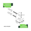 Ver imagem 7 de Cabide Gancho de Parede Toalha Banheiro Preto F.elg
