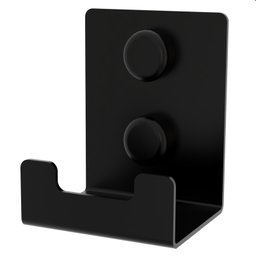 Cabide Gancho de Parede Toalha Banheiro Preto F.elg - 1