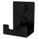 Ver imagem 1 de Cabide Gancho de Parede Toalha Banheiro Preto F.elg