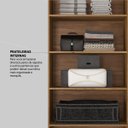 Ver mais imagens de Armário Multiuso 2 Portas 5 Prateleiras Golden 