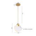 Ver imagem 4 de Pendente Led Bolhas Quarto Cabeceira de Cama Balcão Aparador