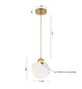 Ver imagem 4 de Pendente Led Bolhas Quarto Cabeceira de Cama Balcão Aparador