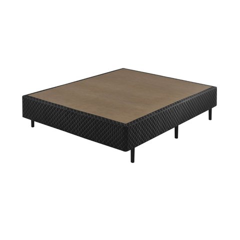 Base Box Casal 188CMX138CMX40CM Somiê Preto Ecoflex