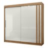 Guarda Roupa Casal 100% MDF Seul 2 Portas de Correr 4 Gavetas Espresso Móveis - 4