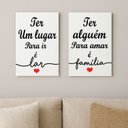 Ver imagem 4 de Placas MDF Frases Lar e Família Amor Casa Parede Moderna A4