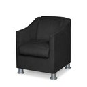 Ver imagem 5 de Mini Poltrona Cadeira Infantil Tilla de Criança Suede Preto