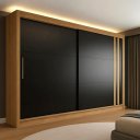 Ver imagem 2 de Guarda Roupa Casal 100% MDF Toquio 2 Portas de Correr 4 Gavetas Espresso Móveis