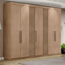 Guarda Roupa Casal 7 Portas 2 Gavetas Atenas Espresso Móveis - 1