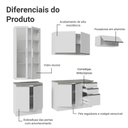 Ver imagem 5 de Armário de Cozinha Completa 270cm Branco Glamy Madesa 16
