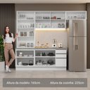 Ver imagem 6 de Armário de Cozinha Completa 270cm Branco Glamy Madesa 16