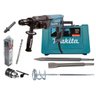 Martelete Combinado Rompedor 800w HR2470 Makita + Kit4 - 1