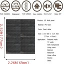 Ver imagem 2 de Papel Parede Tijolinho Painel 3d Tijolo Preto Placa Auto Adesivo 77x70cm Revestimento Espuma Autocol