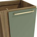 Ver imagem 3 de Balcão de Canto Cozinha Botanic 98cm 01 Porta M625 Kappesberg - Nogueira/verde Oliva