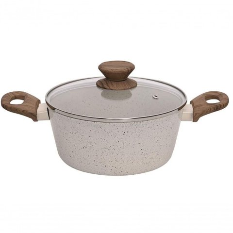Caçarola Marmol Cook Alumínio Fundo Induç 20 Cm Mimo Style