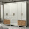 Guarda Roupa Casal 6 Portas 4 Gavetas Dumont MX Móveis - 1