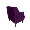 Ver imagem 3 de Jogo Divã Imperial para Clínica Psicologia Sala de Estar - Veludo - Sv Decor:roxo