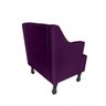 Jogo Divã Imperial para Clínica Psicologia Sala de Estar - Veludo - Sv Decor:roxo - 3