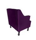 Ver imagem 3 de Jogo Divã Imperial para Clínica Psicologia Sala de Estar - Veludo - Sv Decor:roxo