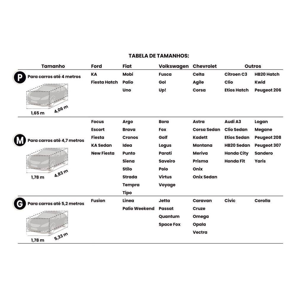 Capa Protetora para Carros Tramontina Tamanho G - 3