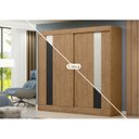 Ver imagem 3 de Guarda Roupa Casal 2 Portas de Correr 3 Gavetas Siena MX Móveis