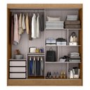Ver imagem 4 de Guarda Roupa Casal 2 Portas de Correr 3 Gavetas Siena MX Móveis