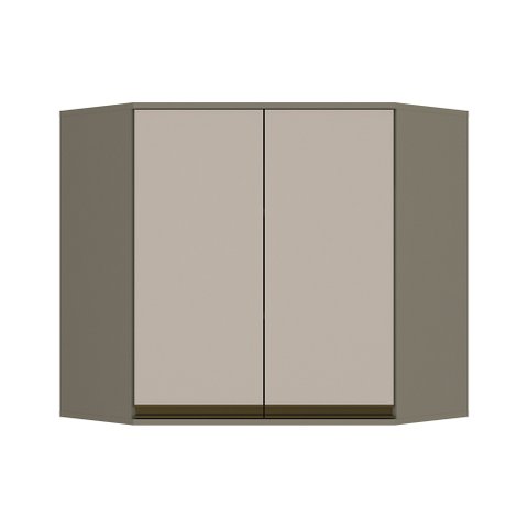 Armário Aéreo Canto Oblíquo 02 Portas 83 cm Évelin Henn