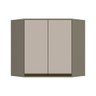 Armário Aéreo Canto Oblíquo 02 Portas 83 cm Évelin Henn - 1