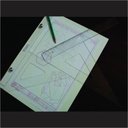 Ver imagem 1 de Esquadro Acrílico 45 º Graus Desenho Técnico 32 cm - Fênix