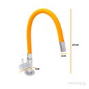 Ver imagem 2 de Torneira Cozinha Mesa Silicone Laranja C61 Arejador Fixo