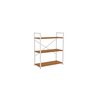 Estante Estilo Industrial Kappesberg Li007 Cor Canela/branco - 2