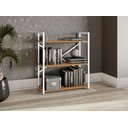 Ver imagem 1 de Estante Estilo Industrial Kappesberg Li007 Cor Canela/branco