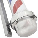 Ver imagem 4 de 2 Barber Pole Poste Barbearia Giratório Iluminado 55cm Pequeno Barbeiro Colorido Megan Sb55 - 220v