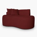 Ver imagem 4 de Sofá Orgânico 2 Lugares Curvo Feijão Design Elegante Suede