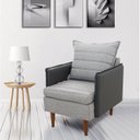 Ver imagem 1 de Poltrona Decorativa em Jacquard Dominic