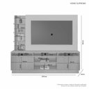 Ver imagem 3 de Estante Home para TV até 70 Polegadas 2 Portas Supremo 