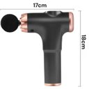 Ver imagem 2 de Massageador Elétrico Pistola 20 Níveis Tensão Alívio Rápido