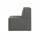 Ver imagem 5 de Poltrona Modular Puff Compacto Bouclê Confortável - Balaqui Cor:grafite