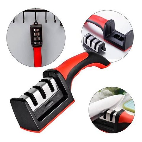 Afiador Amolador de Facas 3 Opções