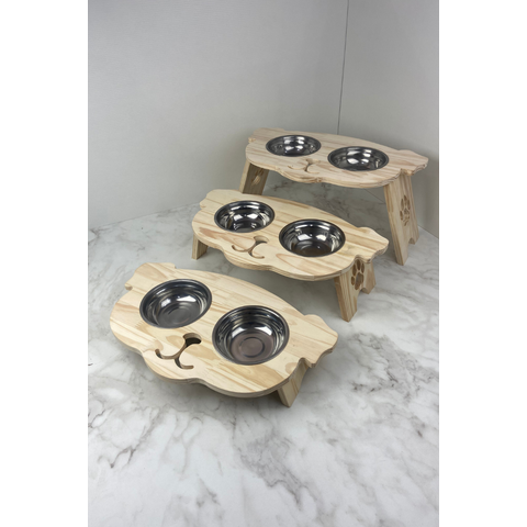 Comedouro Elevado Ergonômico – Cachorro - Pé Médio 50x28x14