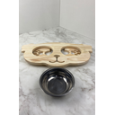 Ver imagem 4 de Comedouro Elevado Ergonômico – Cachorro - Pé Médio 50x28x14