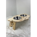 Ver imagem 2 de Comedouro Elevado Ergonômico – Cachorro - Pé Médio 50x28x14