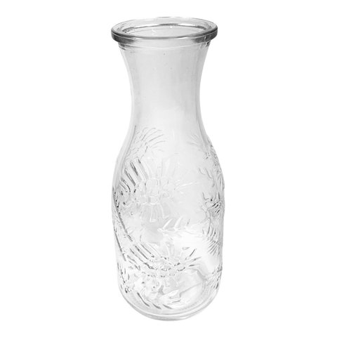 Jarra Decanter De Vinho Ou Água Vidro Garrafa 500ml