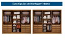 Ver imagem 2 de Guarda Roupa Casal 6 Portas 8 Gavetas Himalaia Móveis Novo Horizonte - Cumaru Fendi