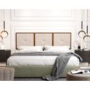 Ver imagem 1 de Painel Cabeceira Box King 1,95 Duda Madeira Bege - Comprar Moveis em Casa
