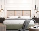 Ver imagem 1 de Painel Cabeceira Box King 1,95 Duda Madeira Bege - Comprar Moveis em Casa