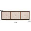 Ver imagem 2 de Painel Cabeceira Box King 1,95 Duda Madeira Bege - Comprar Moveis em Casa